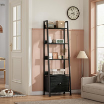 Narrow ladder deals bookshelf